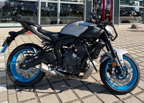 De Yamaha MT-07 lesmotor van Rijschool Lammers